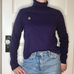 Ralph Lauren purple turtleneck
